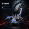 3D Scorpion Metal Puzzle Colorful Model Kit for Gifts and Decoration