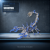 3D Scorpion Metal Puzzle Colorful Model Kit for Gifts and Decoration