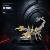 3D Scorpion Metal Puzzle Colorful Model Kit for Gifts and Decoration