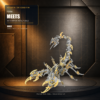 3D Scorpion Metal Puzzle Colorful Model Kit for Gifts and Decoration