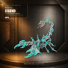3D Scorpion Metal Puzzle Colorful Model Kit for Gifts and Decoration