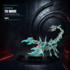 3D Scorpion Metal Puzzle Colorful Model Kit for Gifts and Decoration