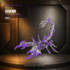3D Scorpion Metal Puzzle Colorful Model Kit for Gifts and Decoration
