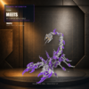3D Scorpion Metal Puzzle Colorful Model Kit for Gifts and Decoration
