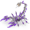 3D-Scorpion-Metal-Puzzle-Colorful-Model-Kit-Purple-8 3D Red Mechanical Scorpion Metal Puzzle Kit
