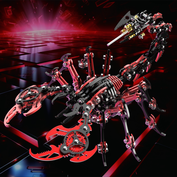 diy001-02 3D Mechanical Scorpion Metal Puzzle Kit