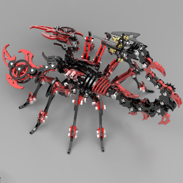 diy001-03 3D Mechanical Scorpion Metal Puzzle Kit