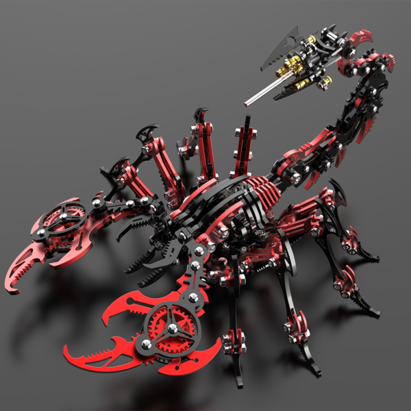 diy001-07 3D Mechanical Scorpion Metal Puzzle Kit