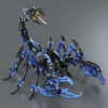 diy001-13 3D Mechanical Scorpion Metal Puzzle Kit