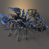 diy001-14 3D Mechanical Scorpion Metal Puzzle Kit