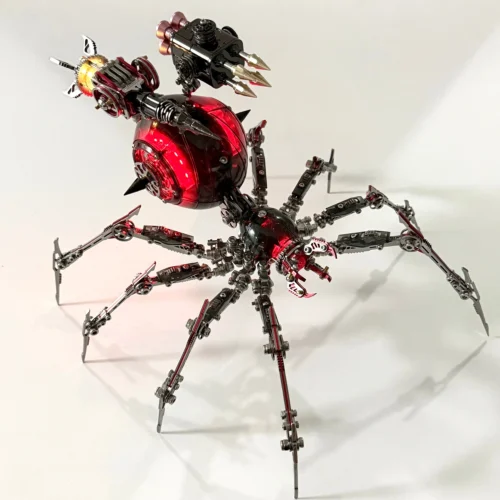 1073pcs-heavy-armored-obsidian-battle-spider-01-hero 1073PCS Heavy Armored Obsidian Battle Spider 3D Metal Model Kit (Master Edition) - 3D Metal Model Kit View #1 Precision Laser Cut Assembly