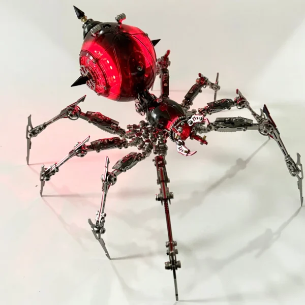 1073pcs-heavy-armored-obsidian-battle-spider-03-twin-rotary-cannons 1073PCS Heavy Armored Obsidian Battle Spider 3D Metal Model Kit (Master Edition) - 3D Metal Model Kit View #3 Precision Laser Cut Assembly