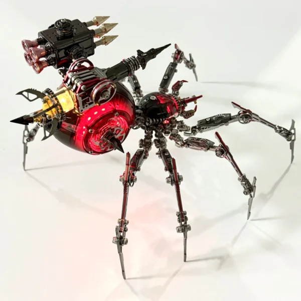 1073pcs-heavy-armored-obsidian-battle-spider-04-armored-exoskeleton 1073PCS Heavy Armored Obsidian Battle Spider 3D Metal Model Kit (Master Edition) - 3D Metal Model Kit View #4 Precision Laser Cut Assembly