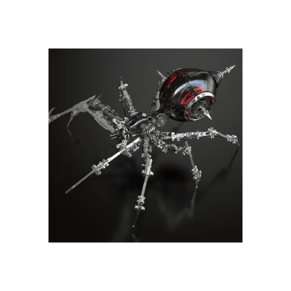 1073pcs-heavy-armored-obsidian-battle-spider-05-dimensions-scale 1073PCS Heavy Armored Obsidian Battle Spider 3D Metal Model Kit (Master Edition) - 3D Metal Model Kit View #5 Precision Laser Cut Assembly