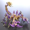 3D Dual-Color Mechanical Scorpion Metal Puzzle Model Kit (Master Edition - 4 Colorways) - 3D Metal Model Kit View #2 Precision Laser Cut Assembly