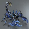 3D Dual-Color Mechanical Scorpion Metal Puzzle Model Kit (Master Edition - 4 Colorways) - 3D Metal Model Kit View #3 Precision Laser Cut Assembly