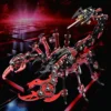3D Dual-Color Mechanical Scorpion Metal Puzzle Model Kit (Master Edition - 4 Colorways) - 3D Metal Model Kit View #4 Precision Laser Cut Assembly