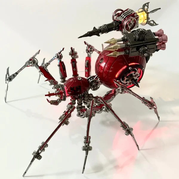 Cyberpunk Mechanical Mecha Battle Spider 3D Metal Model Kit (3 Editions) - 3D Metal Model Kit View #3 Precision Laser Cut Assembly