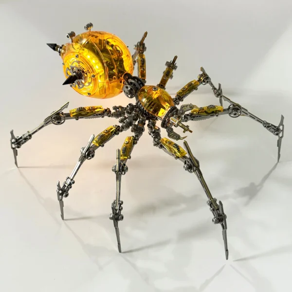 Cyberpunk Mechanical Mecha Battle Spider 3D Metal Model Kit (3 Editions) - 3D Metal Model Kit View #5 Precision Laser Cut Assembly