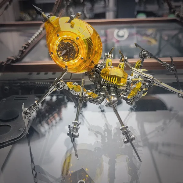 Cyberpunk Mechanical Mecha Battle Spider 3D Metal Model Kit (3 Editions) - 3D Metal Model Kit View #6 Precision Laser Cut Assembly
