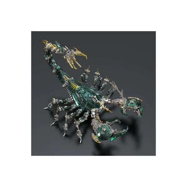 large-mechanical-war-scorpion-king-04-triple-armored-carapace Large Mechanical War Scorpion King 3D Metal Model Building Kit (Ultimate Heavy Armor Edition) - 3D Metal Model Kit View #4 Precision Laser Cut Assembly