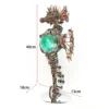 steampunk-seahorse-3d-metal-puzzle-planet-light-04-spine-gears 2100PCS Steampunk Seahorse 3D Metal Puzzle Model Kit with Glowing Planet Light (Master Edition) - 3D Metal Model Kit View #3 Precision Laser Cut Assembly